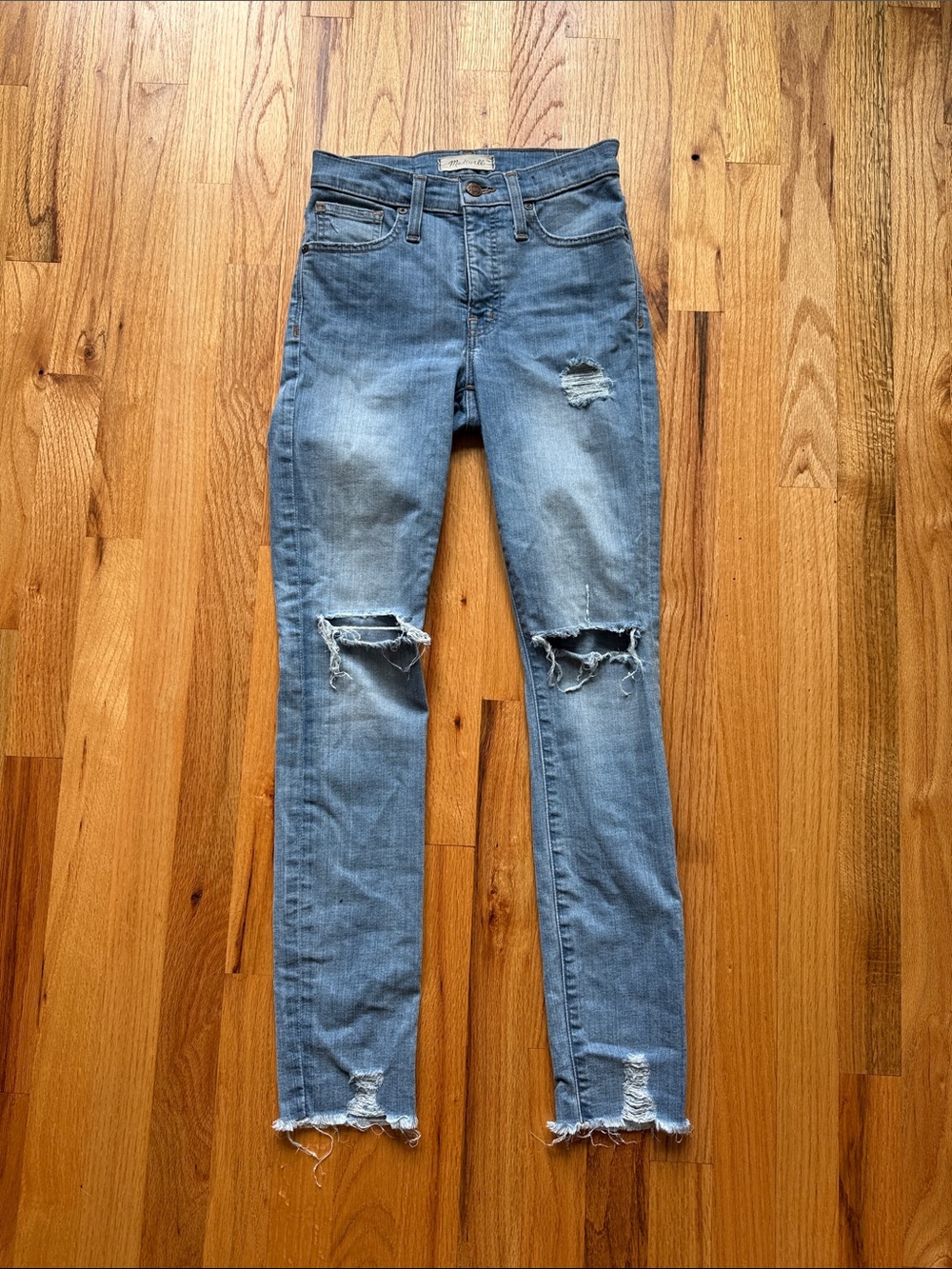 Madewell 9” high-rise skinny jeans size 24